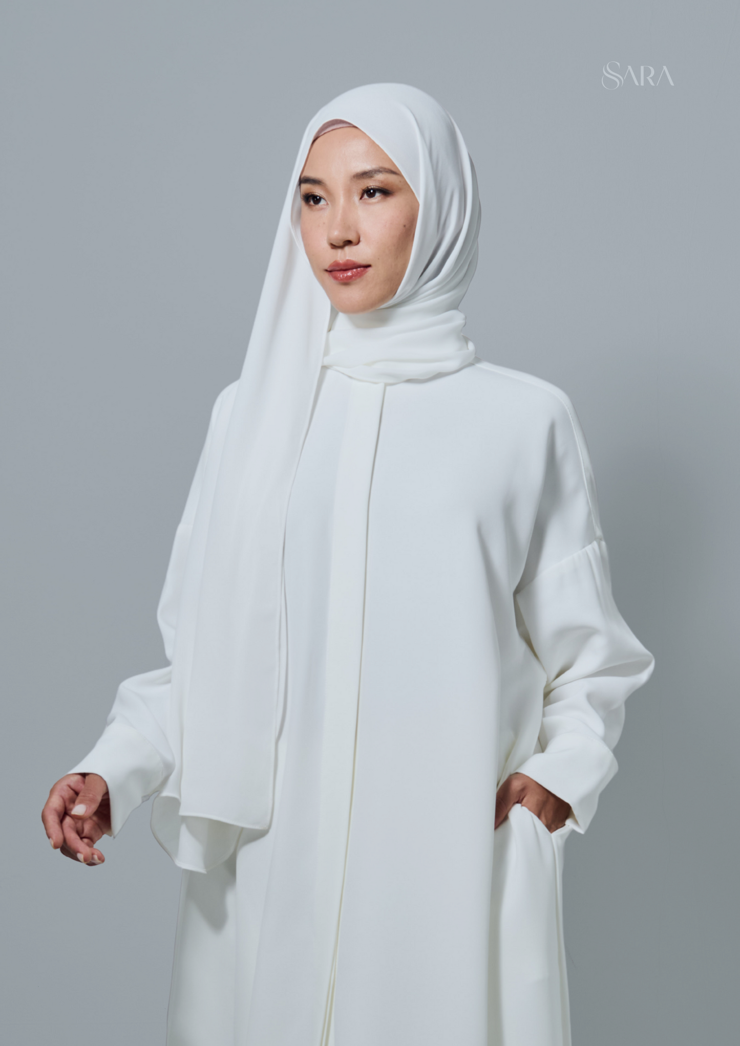 AIRA HALF-MOON SHAWL