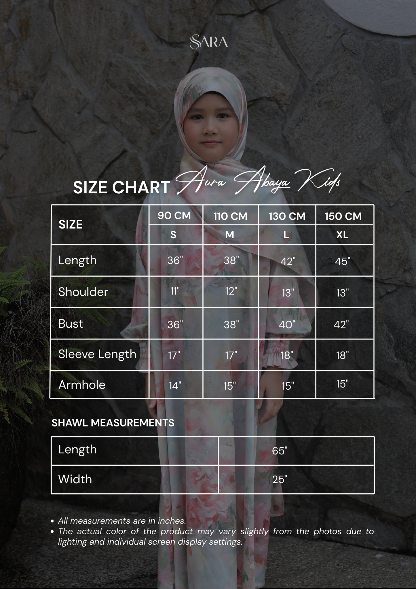 AURA ABAYA KIDS + IESA KURTA TELUK BELANGA KIDS