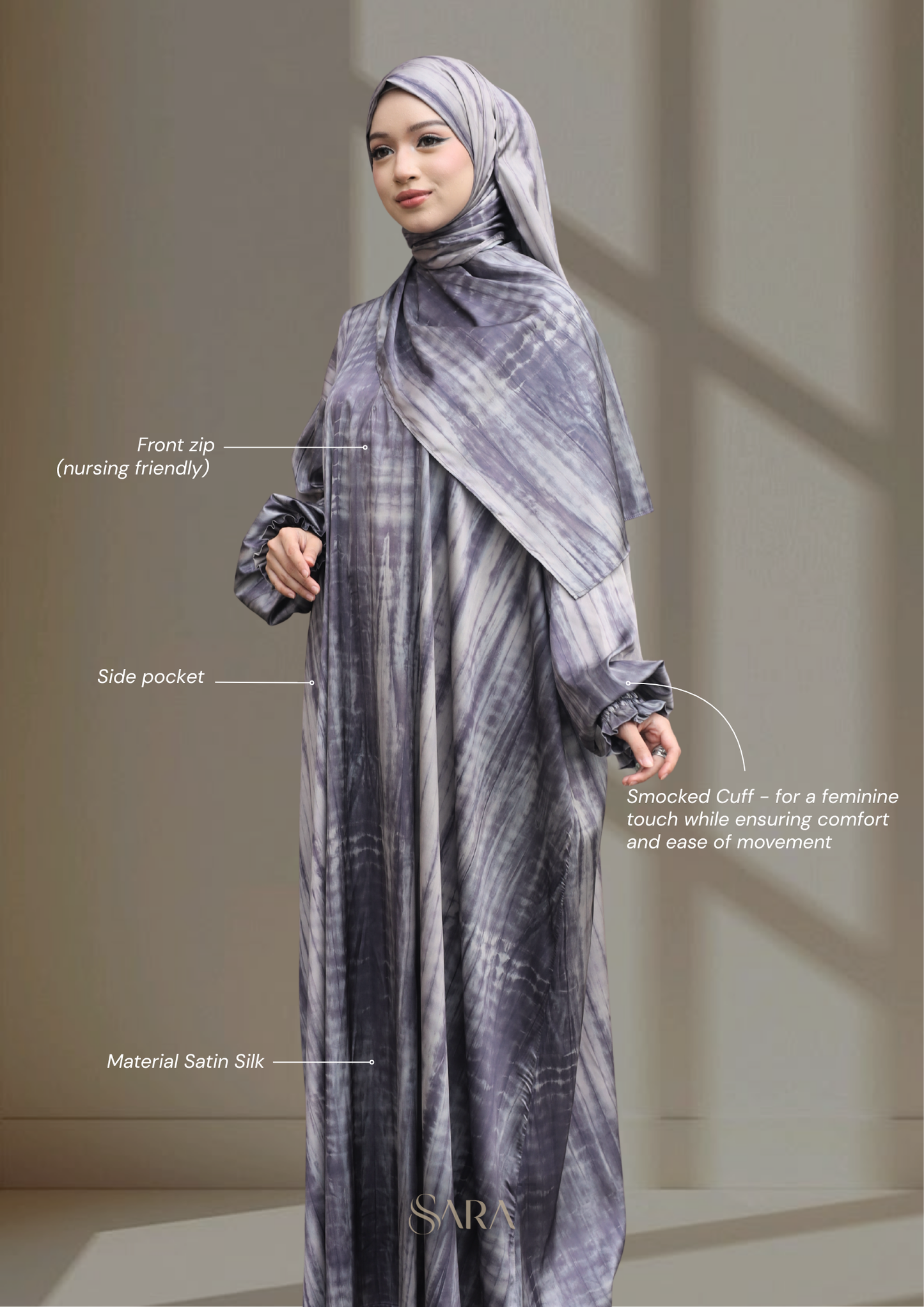 AURA ABAYA (SET WITH SHAWL)