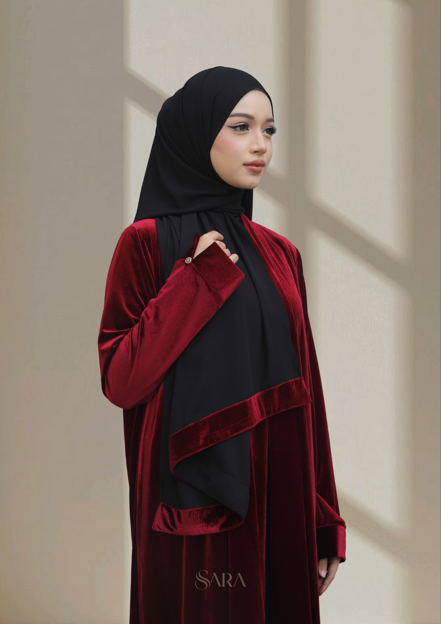VELORA ABAYA (SET WITH SHAWL)