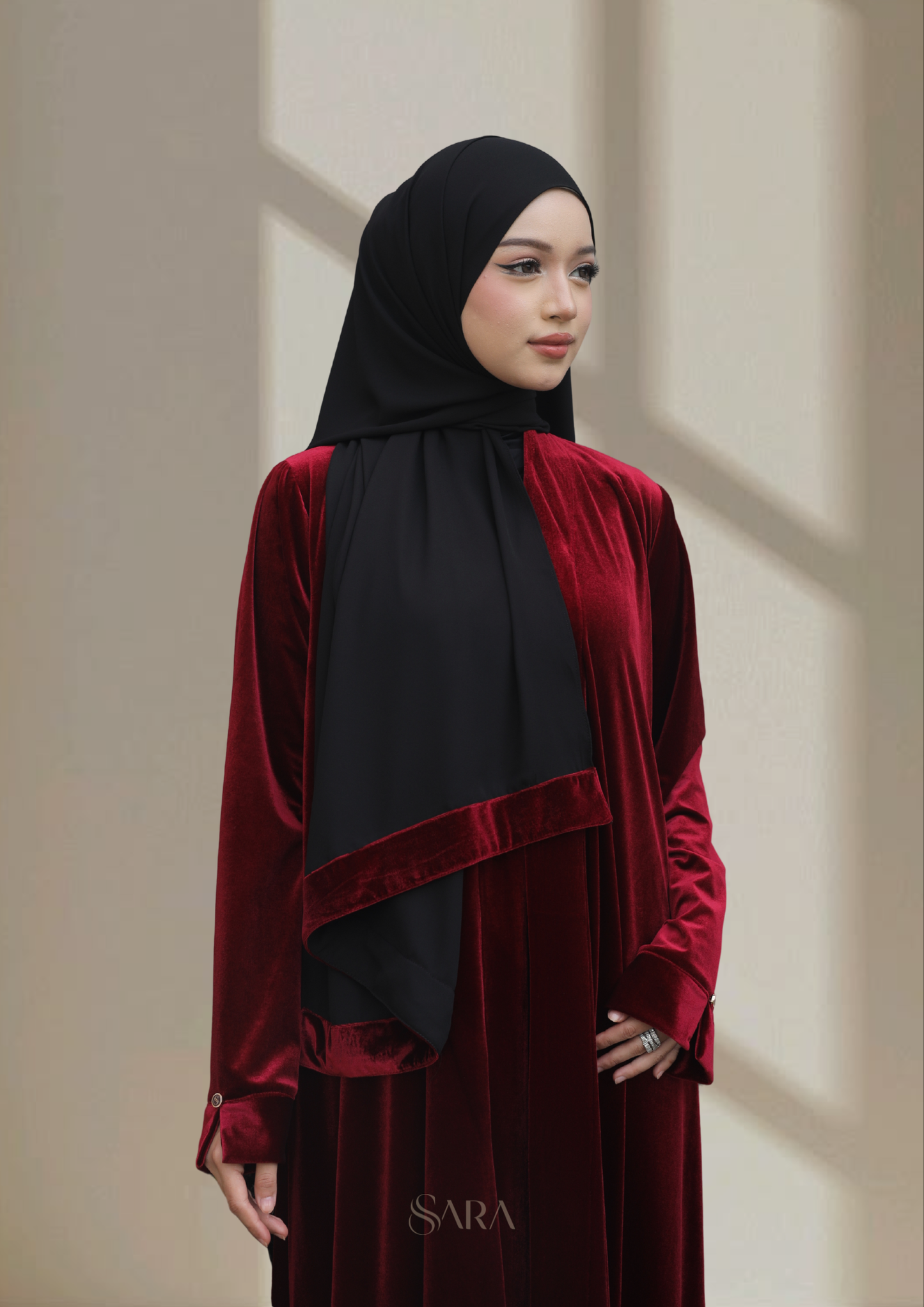 VELORA ABAYA (SET WITH SHAWL)