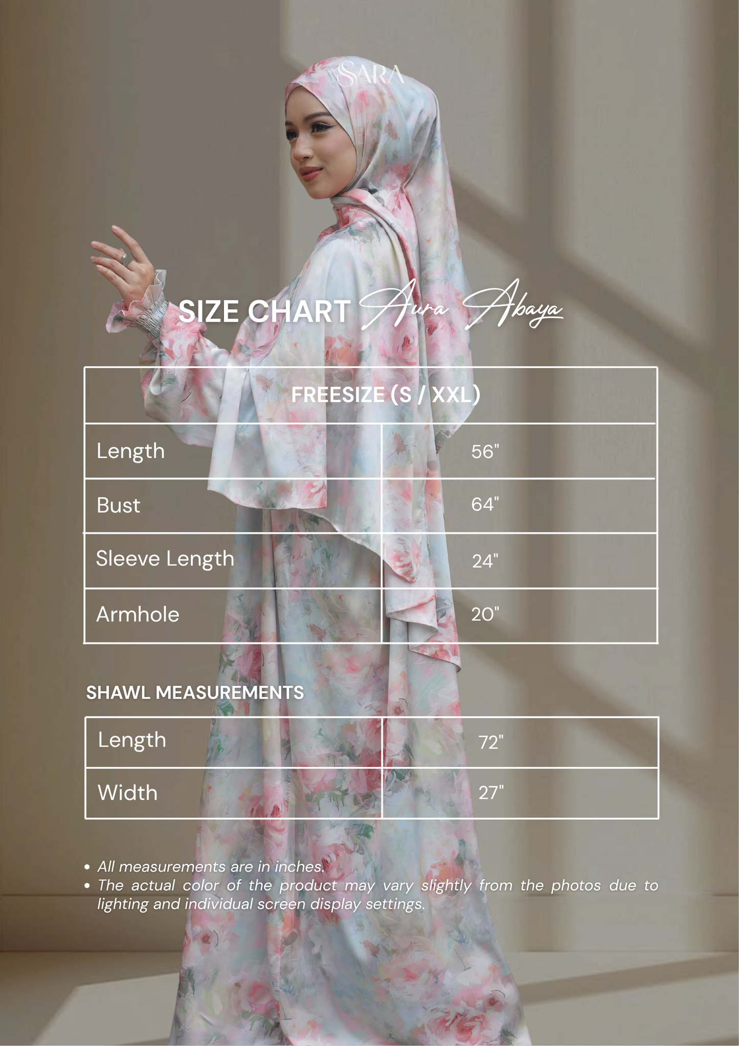AURA ABAYA (SET WITH SHAWL)