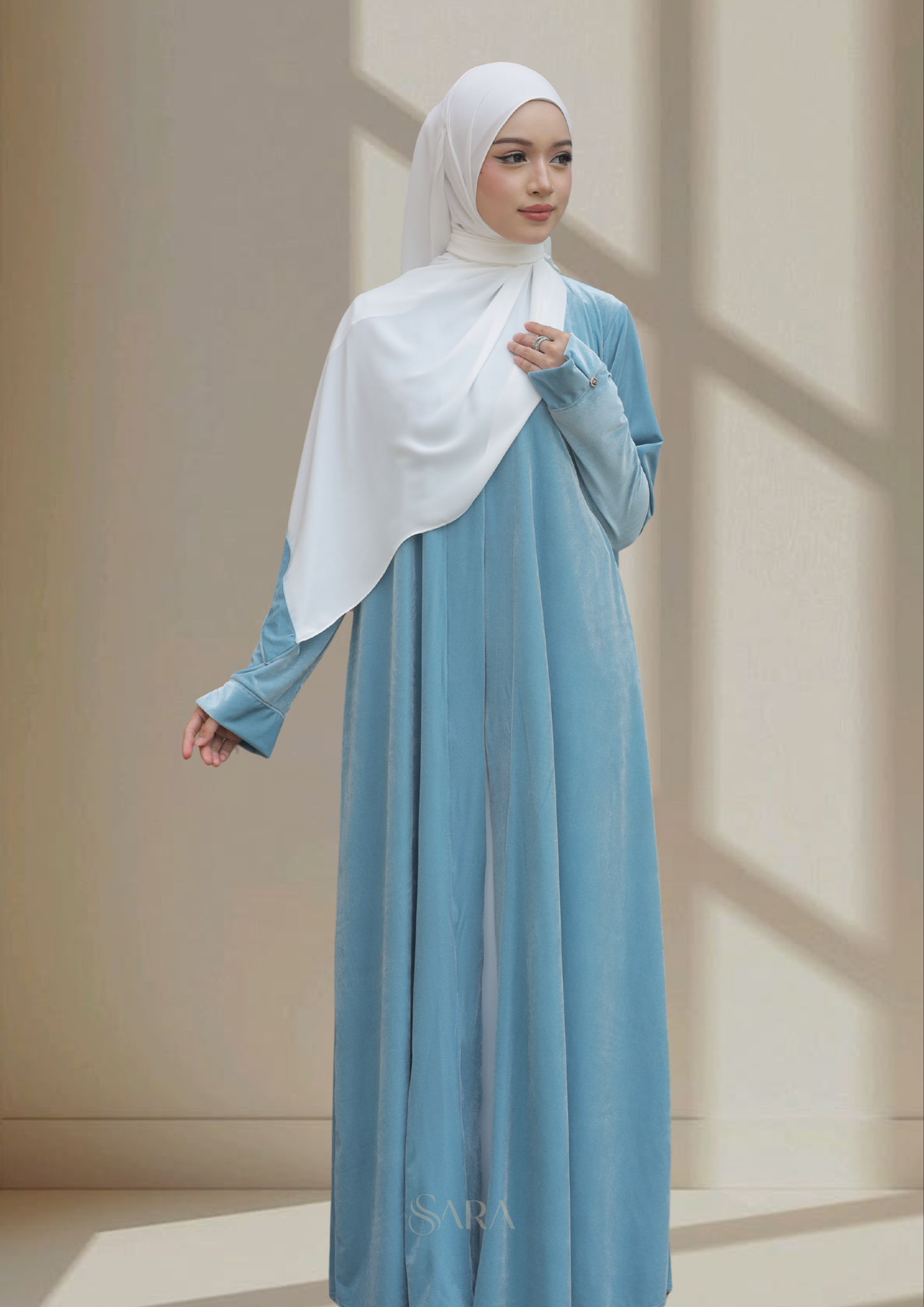 VELORA ABAYA (SET WITH SHAWL)