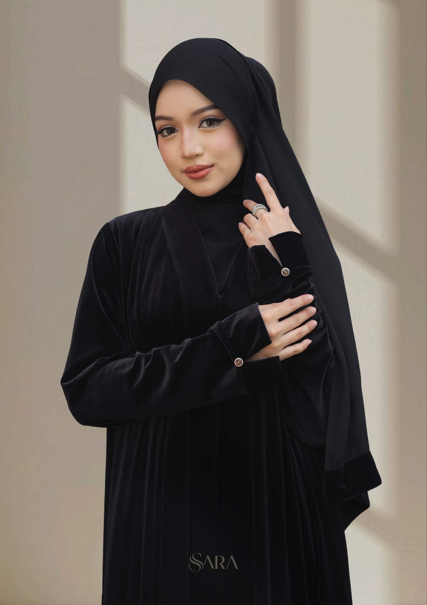 VELORA ABAYA (SET WITH SHAWL)
