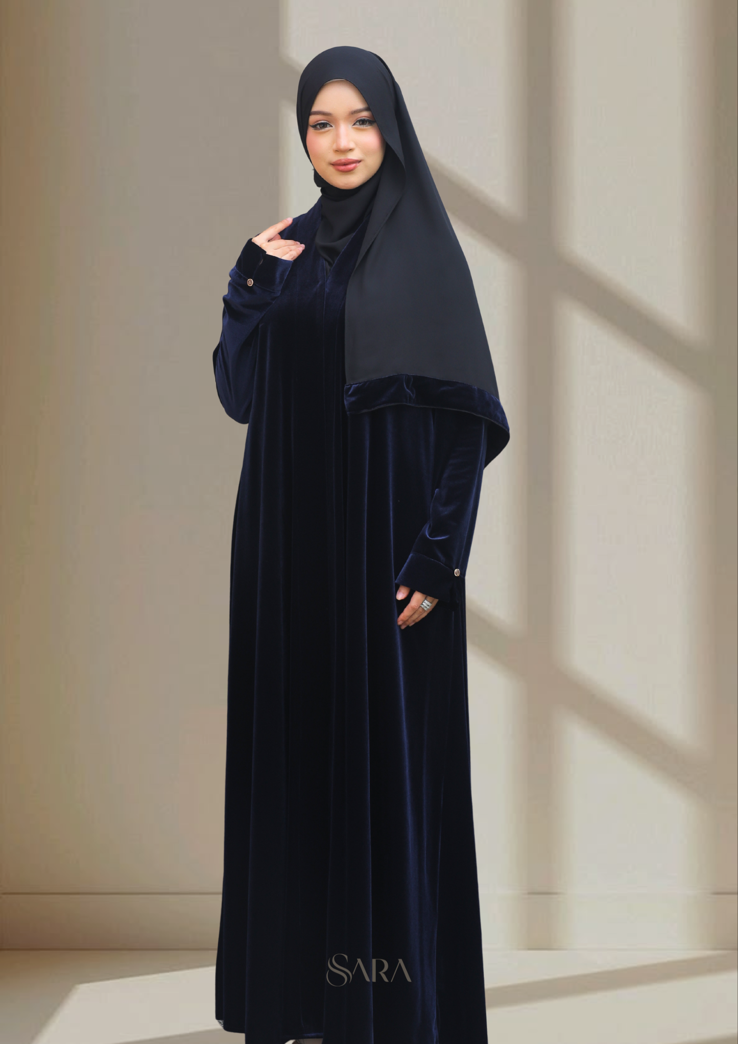 VELORA ABAYA (SET WITH SHAWL)